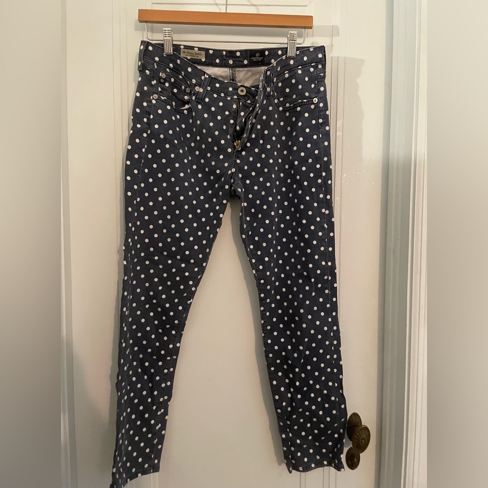AG size 29 polka dot jeans